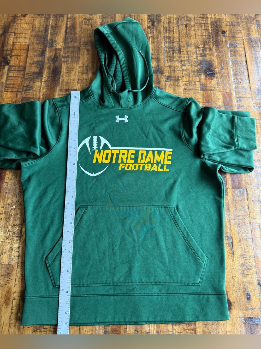 Under Armour Notre Dame Fighting Irish Football Sweatshirt Green Men’s Size L – - Picture 7 of 15